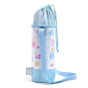 COLORFULCANDYSTYLE水筒カバー女の子子供ケースホルダー肩掛けラージサイズプリンセスドレスで彩るパウダールーム(ストライプ)N7312710
