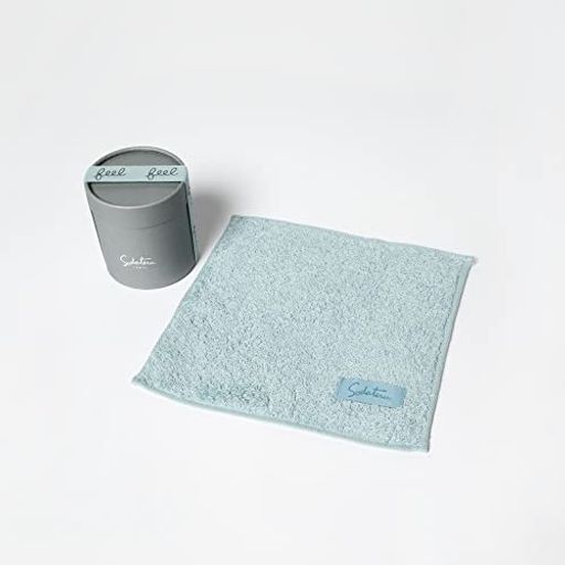 育てるタオルfeelプチハンドタオルフォグブルー(青系)20x20cm綿100%ボックス入り2000000002255 育てるタオルfeelプチハンドタオルフォグブルー(青系)20x20cm綿100%ボックス入り2000000002255