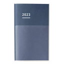 コクヨ ジブン手帳 DIARY 手帳 2023年 A5 スリム マンスリー ウィークリー インディゴ ニ-JCD1DB-23 2022年 11月始まり