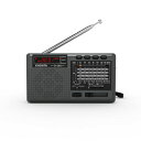 XHDATAD368FM/AM/SW/ワイドFM対応高感度受信小型ポータブルラジオ防災ラジオ短波ラジオDSPステレオ電池式TYPE-C充電式MP3プレーヤーワイ...