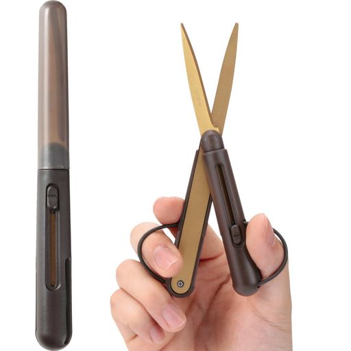 レイメイ藤井ハサミはさみペンカットコンパクト携帯ハサミプレミアムチタンコートSH1003