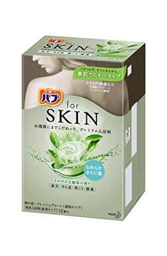 バブ for SKIN 素肌さらすべタイプ さわやかな緑茶の香り / 本体 / 12錠