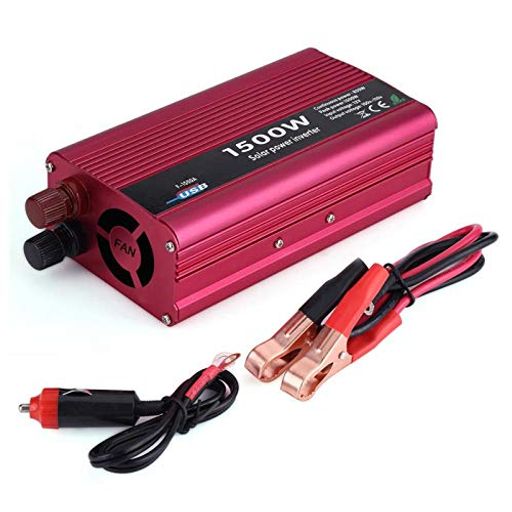 ELEROSE p[Co[^[DC12V`110V ACJ[Co[^[A1500W DC 12V`AC110VJ[p[Co[^[Ro[^[USB[dA_v^[