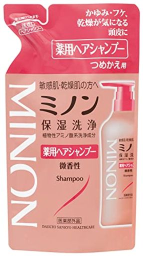 第一三共ヘルスケア ミノン 薬用ヘアシャンプー 380ML(詰替用)