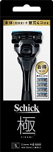 Schick(シック)極KIWAMIコンボパック(ホルダー(刃付き+替刃4コ))キワミ5枚刃黒 Schick(シック)極KIWAMIコンボパック(ホルダー(刃付き+替刃4コ))キワミ5枚刃黒