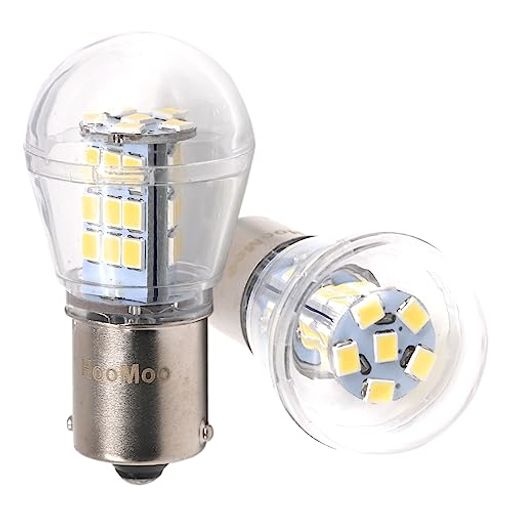 HOOMOO S25 LED VO obNv TCY zCg  (1156 BA15S sp180) 12V/24V Ή obNCg ECJ[v 2835SMD 33A ޓ 2ou Nۏ