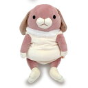 シナダグローバルもちシリーズもちうさぎロップイヤーピンク(L)22x22x30cmぬいぐるみうさぎアニマルMOUS-0350RPK