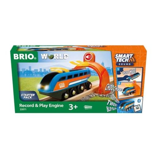 BRIO ブリオ スマートテック サウンドエンジン 対象年齢3歳~ 電動車両 電車 おもちゃ 木製 レール 33971