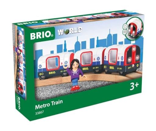 BRIO ライト&サウンド付メトロ列車 33867