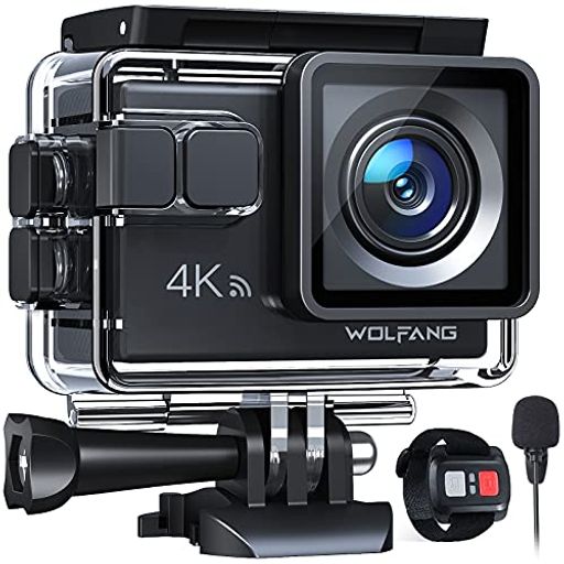 &#127916;【4K UHDビデオ&amp;20MP写真】WOLFANG GA100 VLOGカメラは、4K 30FPS、2.7K 30FPS、1080P 60FPS、1080P 30FPS、720P 120FPSのビデオオプションを備えた4Kビデオ解像度を持ち、冒険のすべての詳細を捉えることができます。写真解像度には20MP / 16MP / 12MP / 8MPのオプションがあり、美しい瞬間をはっきりと凍結することができます。 &#127946;【40M防水カメラ】GA100水中カメラの防水ハウジングは頑丈で耐久性があります。防水ケースを取り付けると、40メートルの素晴らしい水中世界を簡単に探索し、水泳、サーフィン、セーリング、シュノーケリング、ダイビングなどの水上スポーツの楽しみを味わうことができます。また、雨や雪の天候でも使用することができます。 &#127908;【デュアルマイクロフォン&amp;豊富なアクセサリー】GA100ヘルメットカメラには、外部ノイズキャンセリングマイクロフォンが付属しており、騒々しい環境でもよりクリアな音声を捉えることができます。