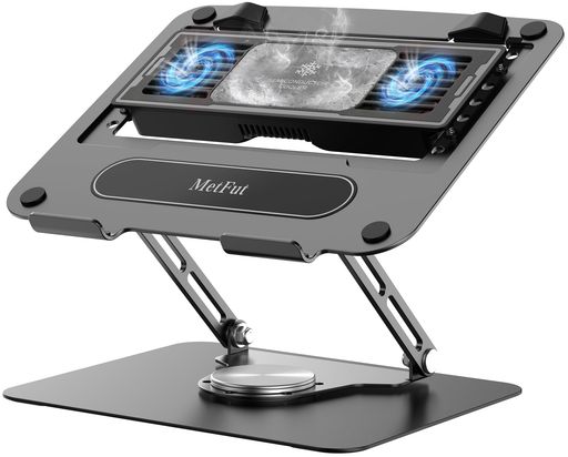 MetFutノートパソコン冷却台【2025新登場】取り外し可能な熱電冷却器ペルチェ素子冷却パッド調節可能&3..