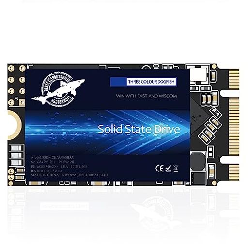 DOGFISH SSD M.2 2242 2TB NGFF SATA III B M KEY 6GB/S 3D NAND TLC 内蔵 SSD 高速 低発熱 低消費電力 PC/ノートパソコン/ウルトラブック適用 5年保証 (TYPE2242 M.2