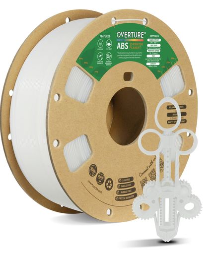 OVERTUREABSフィラメント3Dプリンター用素材3D印刷3Dプリンターフィラメント1.75mm1kgスプール高い寸法..