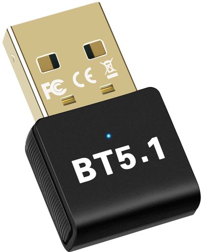VAVIICLO【最先端Bluetooth5.1技術&超低遅延】Bluetooth5.1USBアダプタ超小型ブルートゥース子機PC用/ナノサイズ/Ver5.1/Bluetoothアダプタ最大通信距離20m無線低遅延apt-X