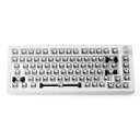 DRUNKDEER A75 ラピッドトリガー メカニカルキーボード TKL ゲーム用 高速反応 磁気スイッチ RGB 有線 USB コンパクト 82キー ノブ付き ホワイト ベアボーン キーキャップなし(2)