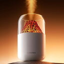 COREXPOWE 便利な加湿器、300ML小型クールミスト火山形加湿器、カラーLEDナイトライト付き、USBパーソナルデスクトップ加湿器、車、オフィス、自宅旅...