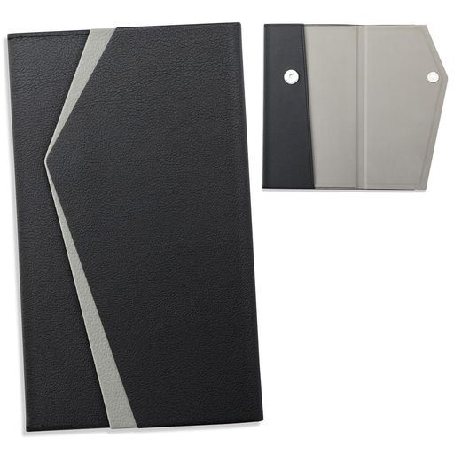 ふくさ袱紗慶弔両用金封ちりめん男性女性結婚式お葬式いレディースメンズ香典祝儀袋(レザー)(グレー)