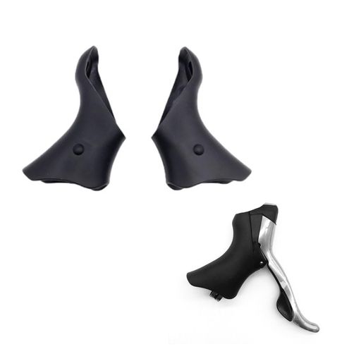 ADOFUNロード自転車シフターカバー滑り止めシフターシリコンカバーST-5600/5601/6600用左右ペアブラケ..