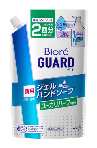 ビオレGUARDハンドジェルソープつめかえ用ユーカリハーブの香り400ml ビオレGUARDハンドジェルソープつめかえ用ユーカリハーブの香り400ml