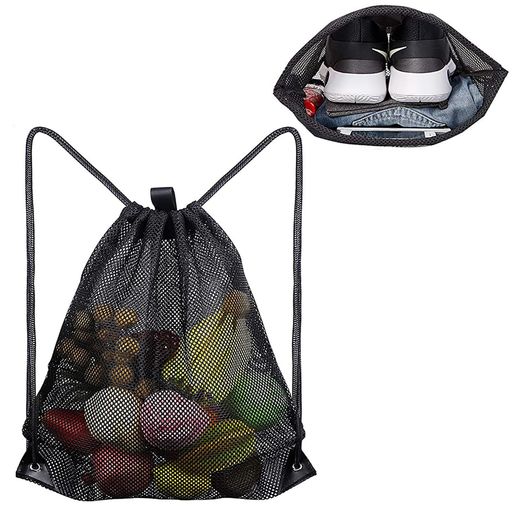 [BRIIKPP]網目バッグスポーツリュック軽量網目速乾プールバッグ旅行温泉バッグ男女共通