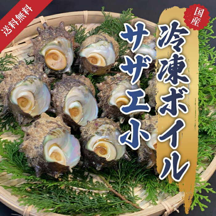 商品情報名称冷凍ボイルサザエ小内容量20個入（1．2kg）産地名三重県・京都府※主に三重県産ですが、時期や入荷状況等により京都府等（他県）の場合があります。養殖・解凍の別天然保存方法冷凍（ー18度以下）で保存消費期限発送日より90日以内注意事項※解凍後はできるだけ早めに早めにお召し上がりください。※一度ボイルをしてありますが、ご利用前にも温めてください。冷凍 ボイルサザエ小 20個 1.2kg 1個60g～70g 栄螺 さざえ 磯の香 貝 栄養 貝類 海鮮 魚介類 鮮度 加熱処理 ボイル BBQ つぼ焼き グリル焼き 串焼き お取り寄せ 自宅用 家庭用 国産 天然 安心 おつまみ 簡単調理 時間短縮 お取り寄せグルメ グルメ 鮮度の良い活サザエをボイルし冷凍しました。1袋20個入りとたっぷり入っていますが、冷凍のため食べたい分だけ調理ができ便利です。 冷凍ボイルサザエ小20個1.2kgは、新鮮な天然サザエを丁寧にボイルし、冷凍したことで、その鮮度と磯の香りを閉じ込めた逸品です。家庭での調理が非常に簡単で、解凍の手間を省き、凍ったまま調理可能なため、忙しい日でも手軽に本格的な味わいを楽しむことができます。この商品は、バーベキューやアウトドア活動にも最適で、持ち運びやすく、その場で焼いて楽しむことができます。つぼ焼きや串焼き、グリル焼きなど、様々な調理方法でお楽しみいただけます。また、おつまみとしてもぴったりで、ビールやお酒との相性も抜群です。国産で安心安全なこのサザエは、栄養価が高く、家族や友人との食事にもおすすめです。お取り寄せで自宅に届けられるため、特別な日の食卓を彩る一品としても活躍します。冷凍ボイルサザエ小20個1.2kgで、手軽に海の幸をご堪能ください。関連ワード：ケイエフエス 困ったらこれ おつまみ 取り寄せ 鮮度 うまい業務用 食べ物 海鮮 食材 料理 冷凍食品 自宅で楽しめる お取り寄せグルメ 業務食材 料理時間が短縮 アウトドア 最適 持ち運び便利 保存 バーベキュー つぼ焼き 串焼き 天然 旨味 5
