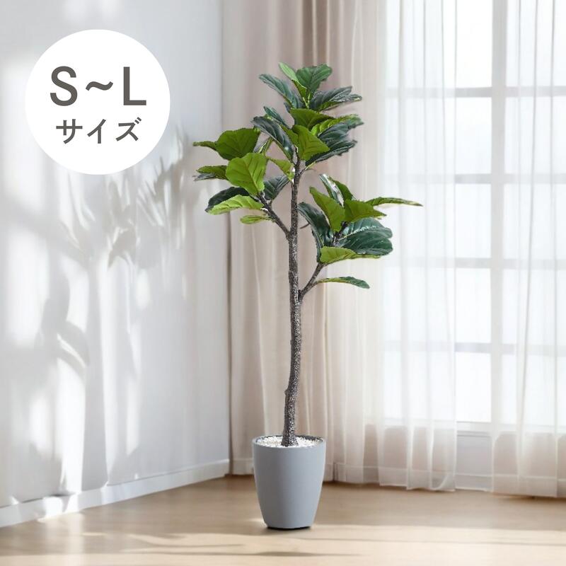 【U-LIFE(ユーライフ)楽天公式】フェイクグリーン 造花 人工観葉植物 観葉植物 フィカスリラータ 鉢付属 インテリアグリーン 120cm 150cm 180cm リビング 玄関 インテリア ボタニカル 室内用 装飾 お手入れ簡単