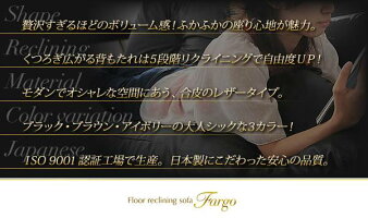 【代引不可】フロアリクライニングソファ【Fargo】ファーゴ2人掛け【送料無料】【送料無料_spsp1304】