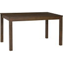 5月6日まで全商品に使える10%OFFクーポン ダイニングテーブル/リビングテーブル 【幅125cm 4人掛け用 ブラウン】 木製 組立品 〔リビング 在宅ワー...