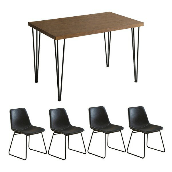 チェア＆テーブル5点セットテーブル...