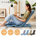 座椅子 折りたたみ 背もたれ スリム ベッド ソファ ハイバック リクライニング おしゃれ コンパクト こたつ 腰痛 1人掛け 一人用 座いす ペットスロープにもなる スリム座椅子 犬用スロープ F-1887 ubn n1(3)