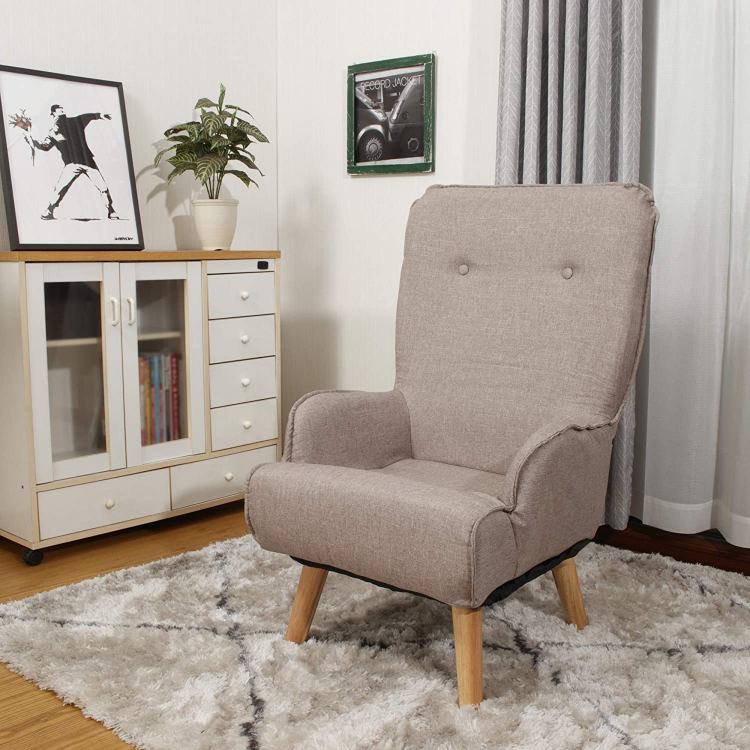 【楽天マラソン PO15倍】【送料無料】 チェア 椅子 回転椅子　リクライニング 回転チェア　ハイタイプ　F-1632 ubn