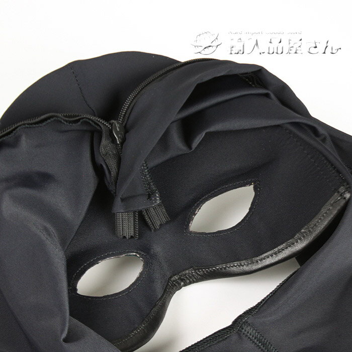 プロレス系 全頭マスク 口開き 口出し 目だし 女性用 男性用 本革 ナッパレザー ナパレザー かぶりもの 仮面 覆面 ブラック 黒 レッド赤 ビジュアル系 ライブ セクシー ボンデージファッション ボンテージ ファスナー 衣装 コスプレ ハロウィン 仮装 小さいサイズSMからLまで