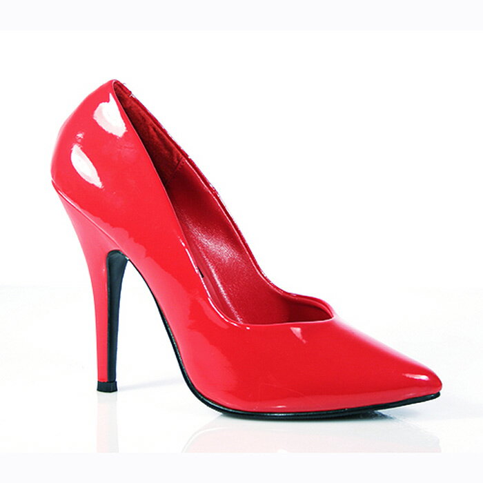 選べる靴用品プレゼント付 Pleaser プリーザー レディース 大きいサイズあり エナメル 赤/レッド プレーン ハイヒール/12cmヒール ポインテッドトゥ/とんがり 靴 レディース靴 パーティー 22cm 23cm 24cm 25cm 26cm 27cm 28cm 29cm SEDUCE-420/SED420/R