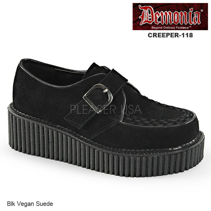 ٤뷤ʥץ쥼 DEMONIA ǥ˥ Pleaser ץ꡼ ¨Ǽ 쥹ˡ С 췤 Ĵ Хå  ֥å  ǥ 礭 İɷ 饤 ٥ ѥ󥯥å   CREEPER-118 CRE118/BVS