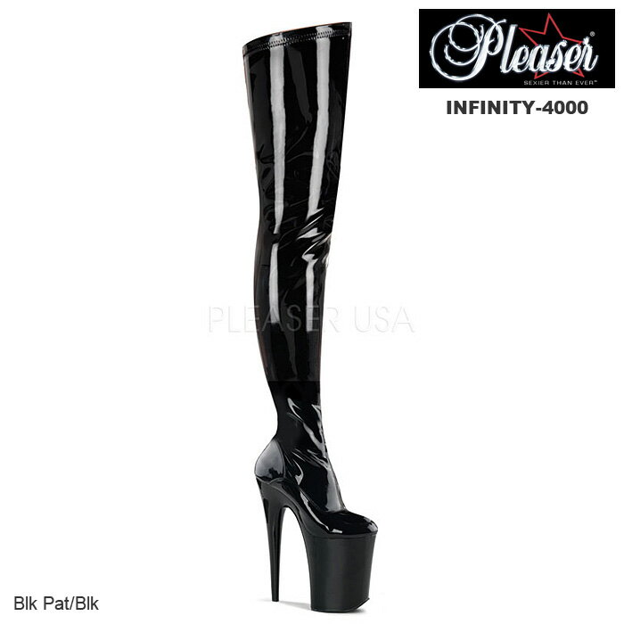 ٤뷤ʥץ쥼 Pleaser(ץ꡼) 923cm˥ҡ Ķ쥯åϥ֡ INFINITY-4000 ...