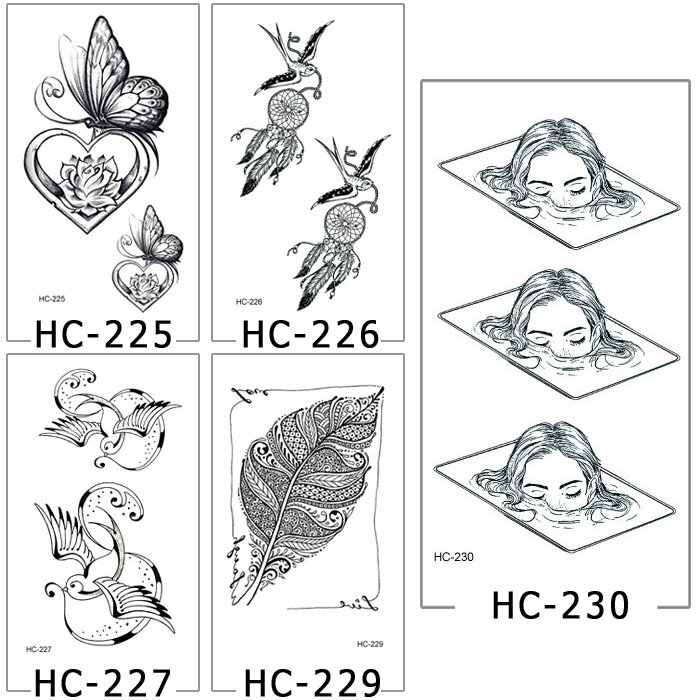 タトゥーシール メンズ レディース シンプル 男性 女性 防水 長持ち かっこいい 可愛い 転写 取れにくい セクシー 背中 鎖骨 首 肩 お腹 腕 足首 胸 ボディーシール ボディペイント ボディステッカー 仮装 コスプレ ハロウィン 夏 おしゃれ 蝶々 動物 アニマル ワンポイント