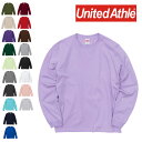 United Athle ユナイテッドアスレ 5.6オンス ロングスリーブ Tシャツ 1.6インチリブ メンズ 長袖 ロンt 無地 501101 5011-01 5.6oz 長袖tシャツ XS S M L XL ブラック 黒 ホワイト 白 グレー ブラウン レッド 赤 ブルー 青 グリーン緑 パープル 紫 アッシュ ピンク 綿100