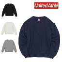 ユナイテッドアスレ トレーナー メンズ United Athle ユナイテッドアスレ 12.7オンス ヘビーウェイト クルーネック スウェット 裏パイル トレーナー メンズ 大きいサイズ 576901 5769-01 12.7oz ヘビーオンス 厚手 ブラック 黒 ホワイト 白 グレー ネイビー 上 綿100 パイル リブ レディース S M L XL