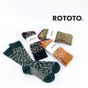 ROTOTO ロトト レインドロップクルーソックス［R1431］【2022FW】