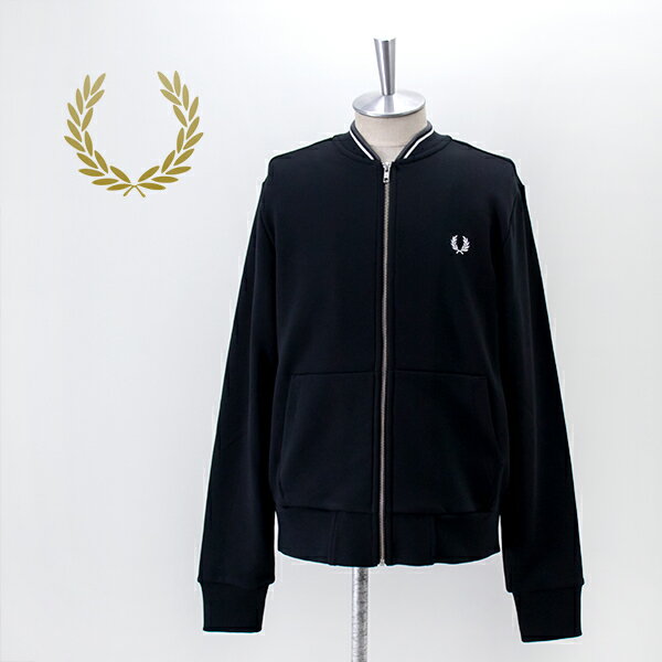 FRED PERRY フレッドペリー メンズ ジップスルー スウェットシャツ［J7504］【2022FW】