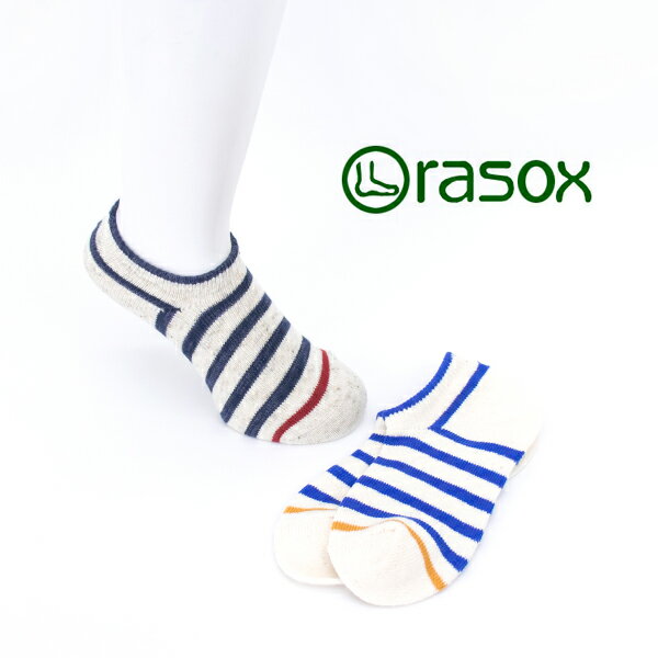 rasox ラソックス コットンボーダー・ロウ［CA141SN01］【BASIC】