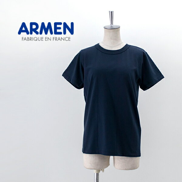 ARMEN アーメン レディース コットンジャージークルーネック ショートスリーブTシャツ［NFA1401］【2022SS】