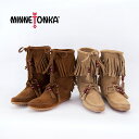 【SALE 50 OFF】MINNETONKA ミネトンカ レディース ウッドストック モカシンブーツ 1662/1667/1668 【FW】【返品交換不可】