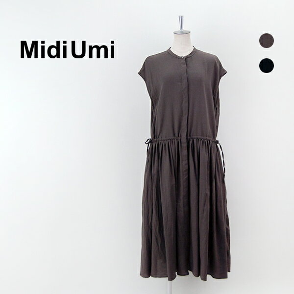 Midi Umi ミディウミ レディース ウエストギャザーワンピース［4-759393］【2023FW】(24s-4)