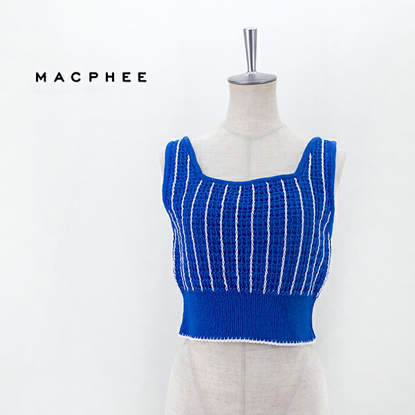 Rakuten - 【SALE 50%OFF】TOMORROWLAND MACPHEE マカフィー レディース ストライプパターン ビスチェ［12-02-31-02104］【2023SS】【返品交換不可】