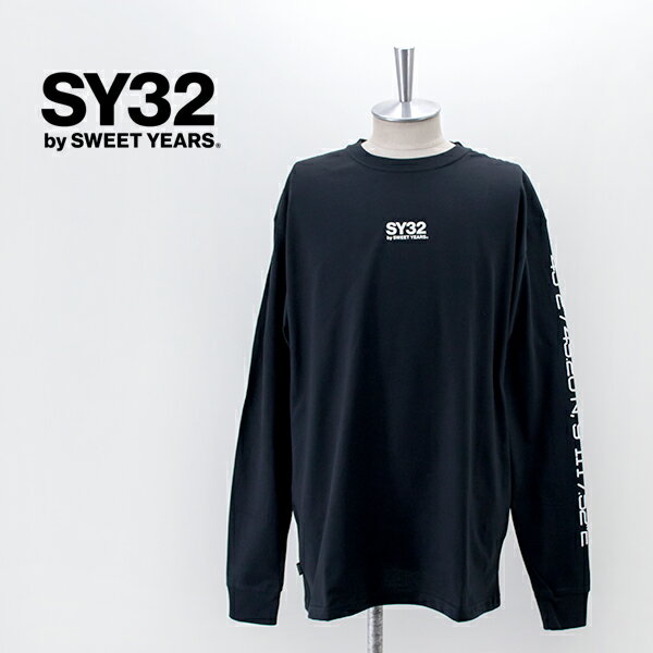 SY32 by SWEET YEARS エスワイサーティトゥバイスィートイヤーズ メンズ ルーズシルエット ジョカトーレ ロングスリーブTシャツ［TNS1787J］