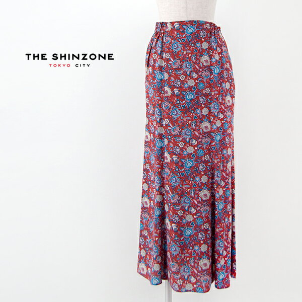 THE SHINZONE シンゾーン レディース オリエンタルフラワー マーメイドスカート［24MMSSK01］【2024SS】