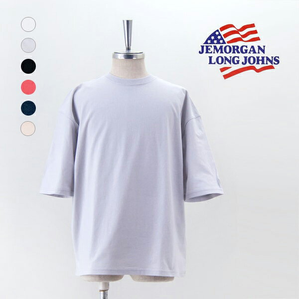 Rakuten - 【SOLDOUT】JEMORGAN LONG JOHNS ジェーイーモーガンロングジョーンズ メンズ 天竺 袖ワッペン付き半袖ビッグT［JC018-32H］【BASIC】(24s-3)