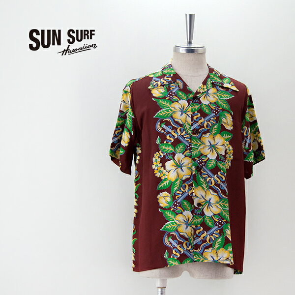 Rakuten - SUN SURF サンサーフ メンズ レーヨンハワイアンシャツ BLESSING GIFT FROM HAWAII［SS39212］【2024SS】