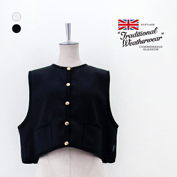 Rakuten - Traditional Weatherwear トラディショナルウェザーウェア レディース アークリー ジレ ウールジャージー［L252APFVS0307MW］ 【2025FW】